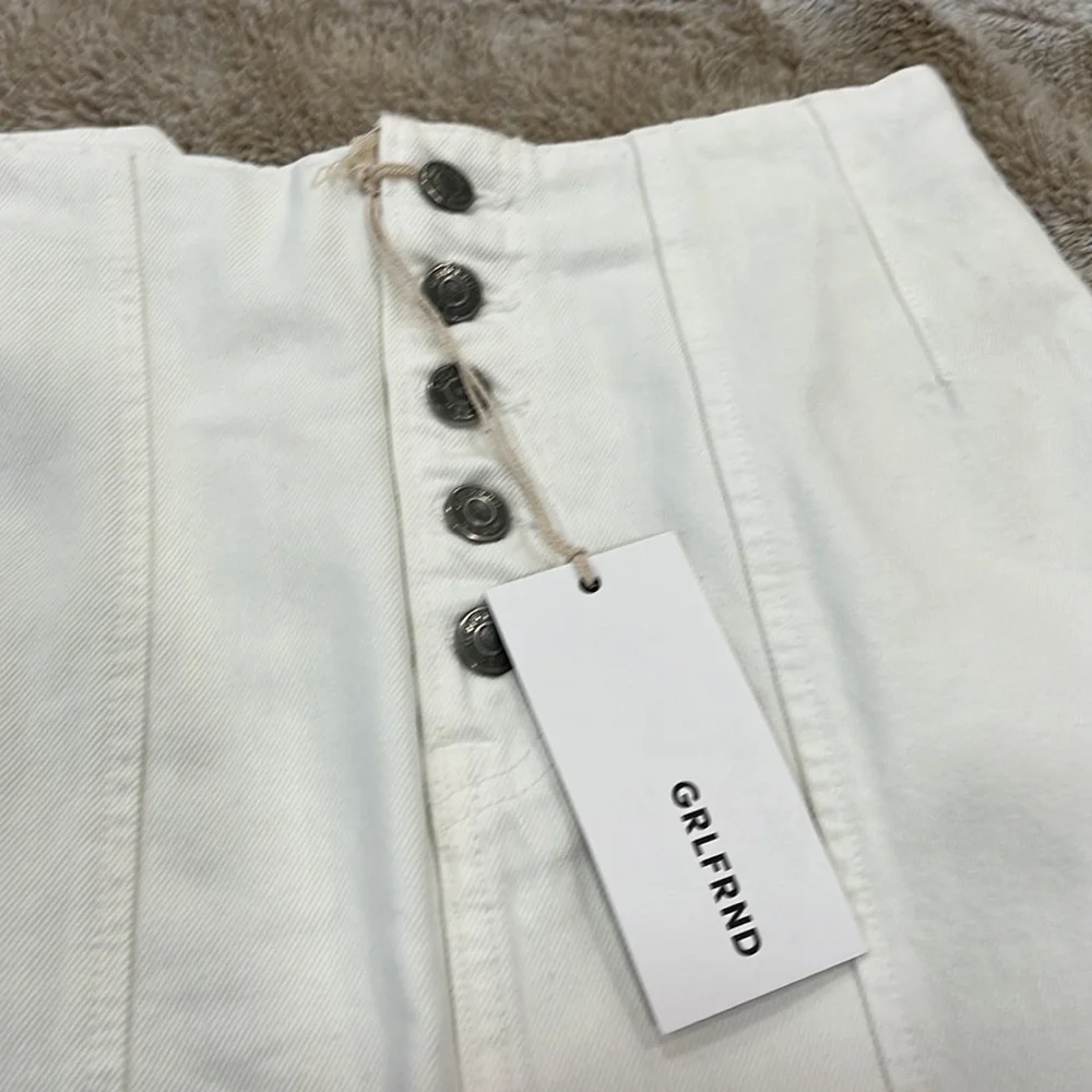 GRLFRND Twiggy Super High Rise Mini Skirt - Picture 3 of 7